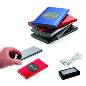 101 Bateria Portátil e Carregador Wireless Personalizada