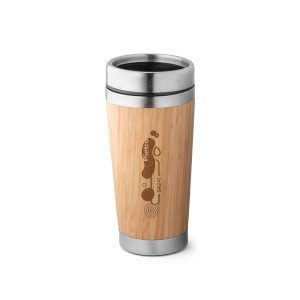 21 Copo em Bambu e Inox Personalizado