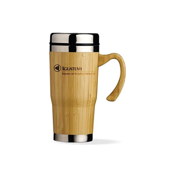 Caneca Bambu 500ml Personalizada Caneca Bambu 500ml Personalizada