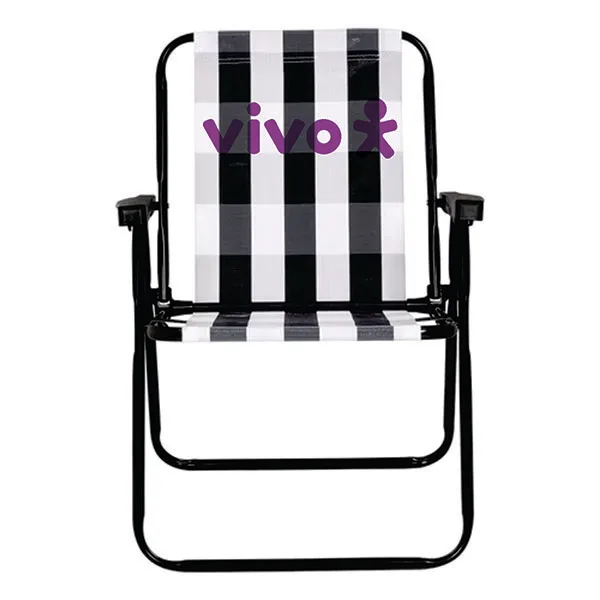 Cadeira de Praia Alta Personalizada Cadeira de Praia Alta Personalizada