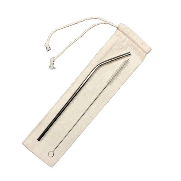 Canudo de inox personalizado Canudo de inox personalizado