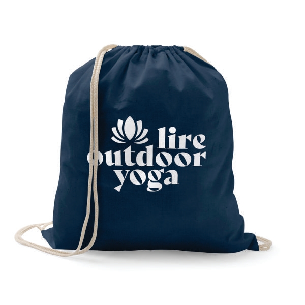 Mochila Saco em Algodão Reciclado Personalizado Mochila Saco em Algodão Reciclado Personalizado