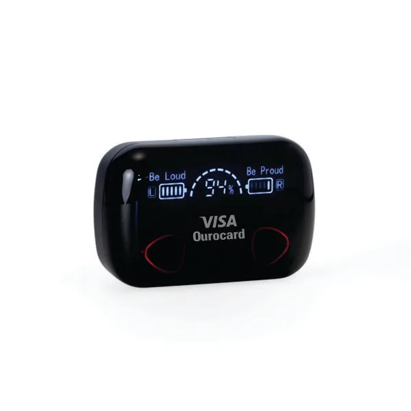 Fone de Ouvido Bluetooth Touch com Case Carregador Fone de Ouvido Bluetooth Touch com Case Carregador