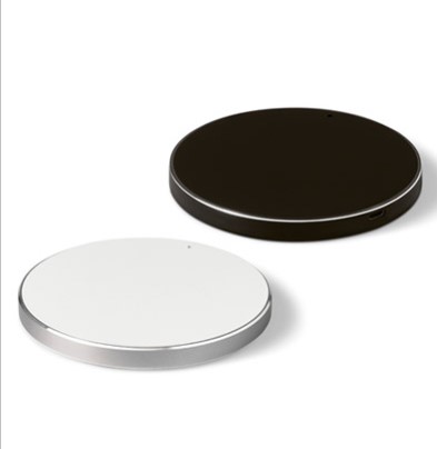 Carregador sem fio Qi de mesa personalizado