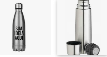Garrafa Térmica de Inox Personalizada