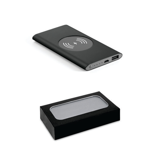 Bateria Portátil e Carregador Wireless Personalizada