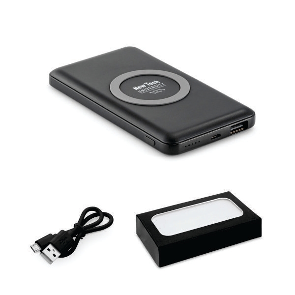 Carregador Wireless em Alumínio Personalizado