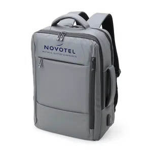 Mochila Couro Sintético USB Personalizada