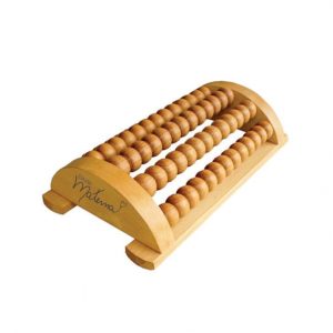 Massageador de madeira para os pés