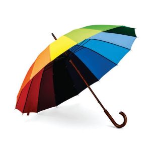 Guarda-Chuva Arco-Íris em 190T Pongee