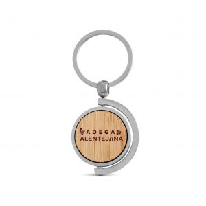 Chaveiro Madeira e Metal Personalizado