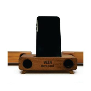 Amplificador de Som e Apoio para Celular