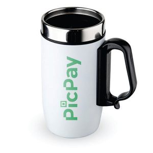 Caneca Inox Parede Dupla Personalizada