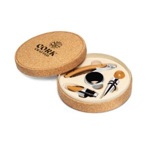 Kit Vinho em Cortiça Personalizado