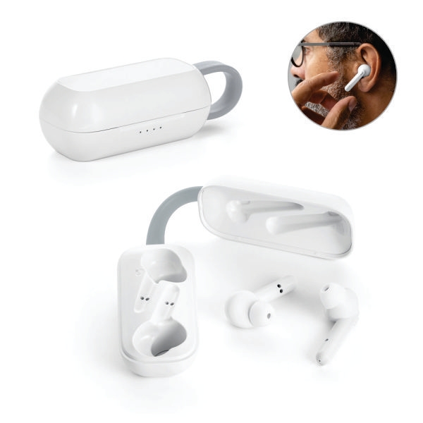 Fones de ouvido Wireless em ABS Brinde