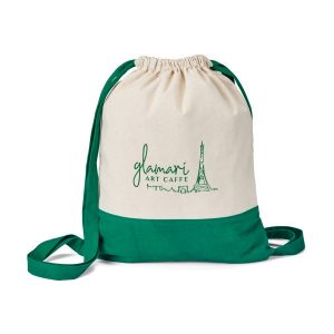 Saco tipo Mochila 100% Algodão Personalizado