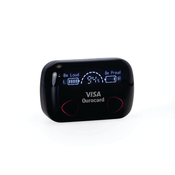 Fone de Ouvido Bluetooth Touch com Case Carregador