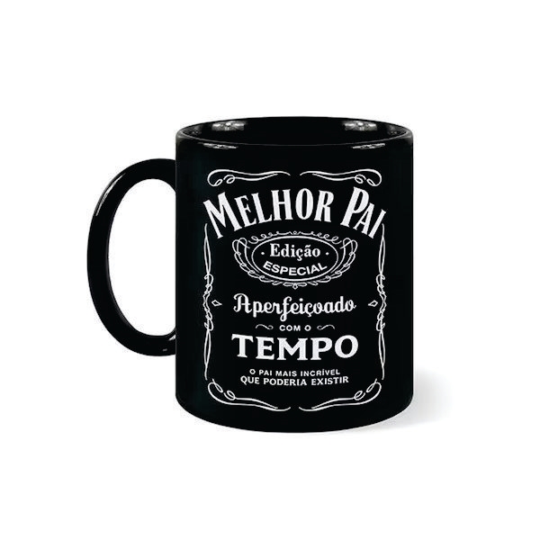 Caneca Preta Personalizada