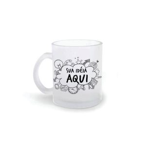 Caneca de Vidro Personalizada