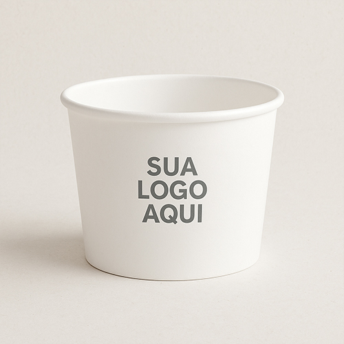 Pote de Papel 250ml Descartável