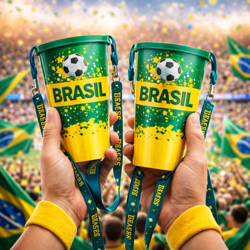 Copo e Cordão Copa do Mundo