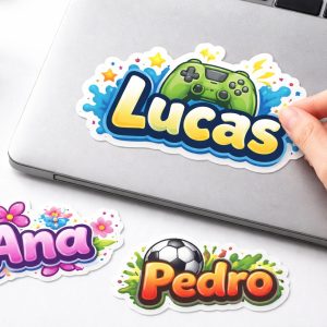 Adesivo Personalizado com Nome