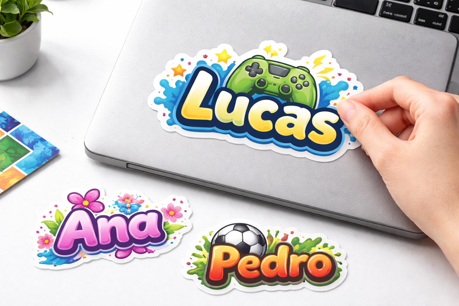 Adesivo Personalizado com Nome