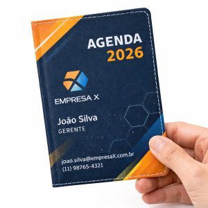 Agenda de Bolso Corporativa Personalizada