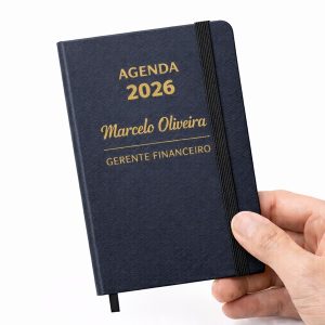 Agenda de Bolso tipo Moleskine Personalizada