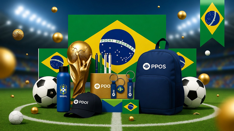 Quais empresas oferecem brindes corporativos para a Copa do Mundo