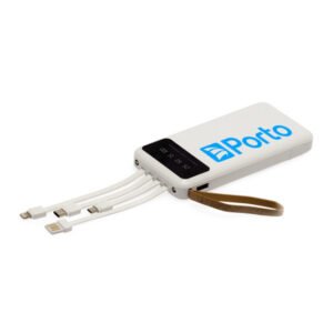 Power Bank 10.000mAh com Lanterna e Multissaídas
