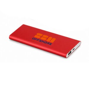 Bateria portátil slim em alumínio 100% reciclado (4.000 mAh)